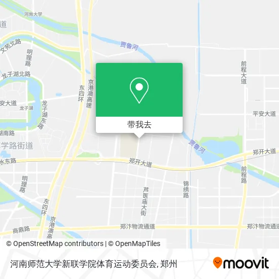 河南师范大学新联学院体育运动委员会地图