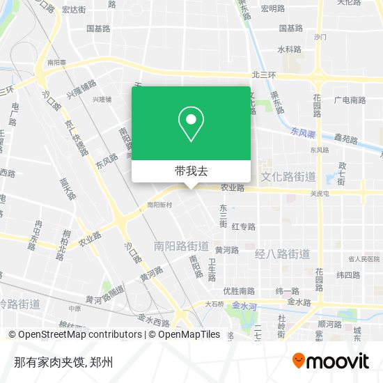 那有家肉夹馍地图