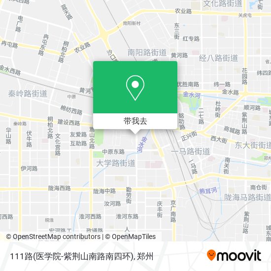 111路(医学院-紫荆山南路南四环)地图