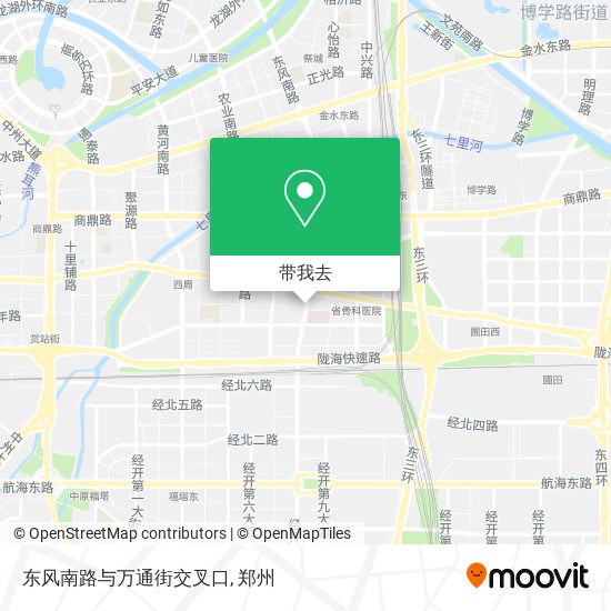 东风南路与万通街交叉口地图