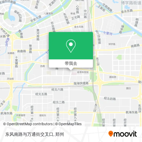 东风南路与万通街交叉口地图