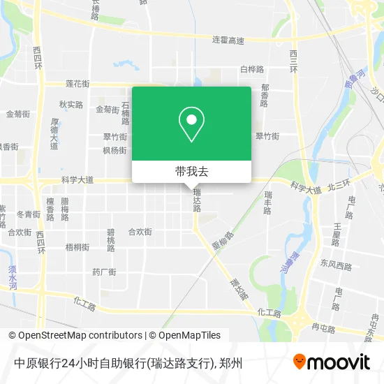 中原银行24小时自助银行(瑞达路支行)地图