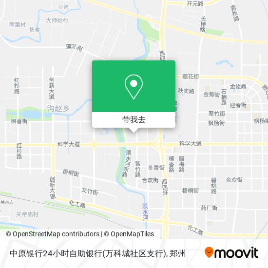 中原银行24小时自助银行(万科城社区支行)地图