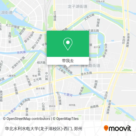 华北水利水电大学(龙子湖校区)-西门地图