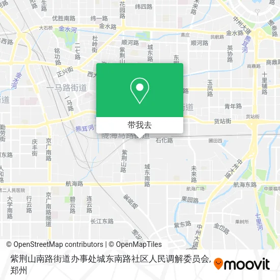 紫荆山南路街道办事处城东南路社区人民调解委员会地图