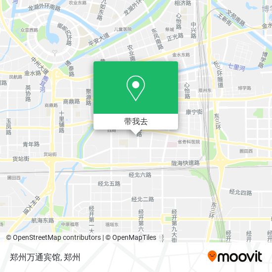 郑州万通宾馆地图