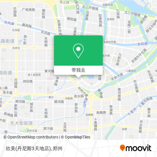 欣美(丹尼斯3天地店)地图