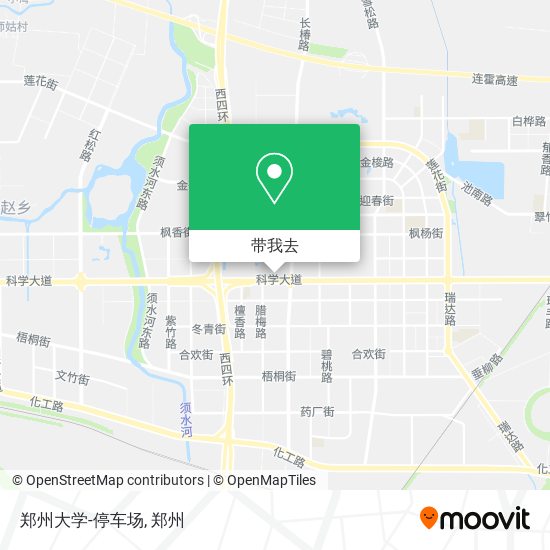 郑州大学-停车场地图