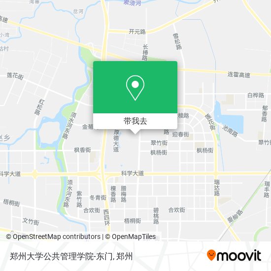 郑州大学公共管理学院-东门地图