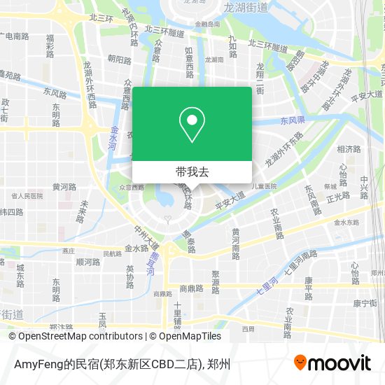 AmyFeng的民宿(郑东新区CBD二店)地图