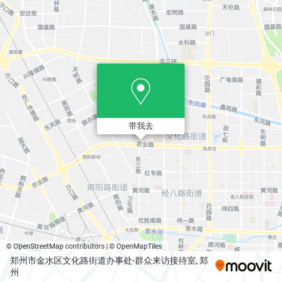 郑州市金水区文化路街道办事处-群众来访接待室地图