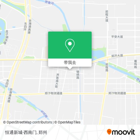 恒通新城-西南门地图