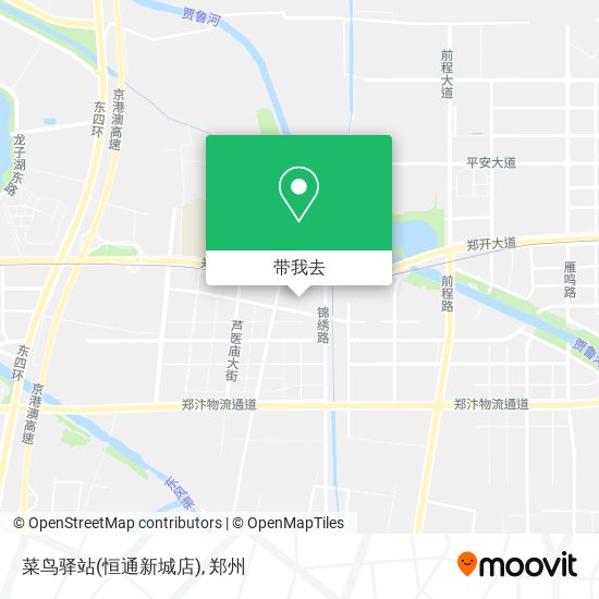 菜鸟驿站(恒通新城店)地图