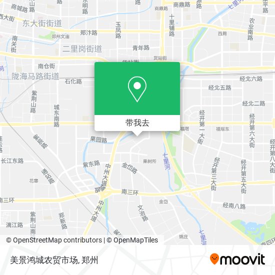 美景鸿城农贸市场地图