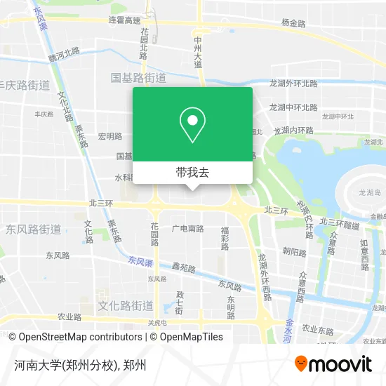 河南大学(郑州分校)地图
