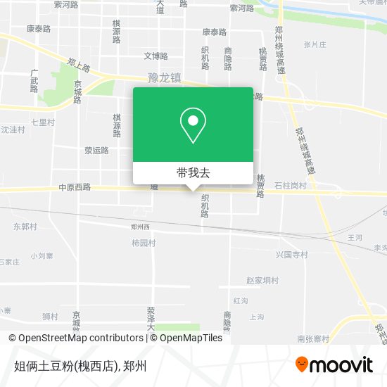 姐俩土豆粉(槐西店)地图