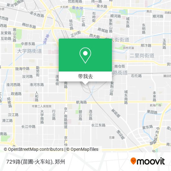 729路(苗圃-火车站)地图