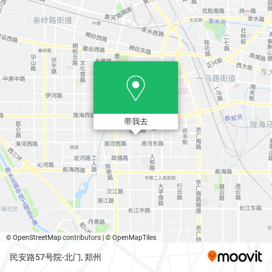 民安路57号院-北门地图