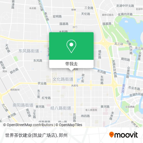 世界茶饮建业(凯旋广场店)地图