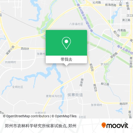 郑州市农林科学研究所候寨试验点地图