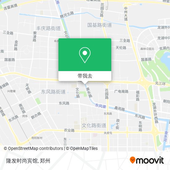 隆发时尚宾馆地图