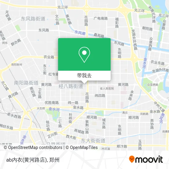 ab内衣(黄河路店)地图