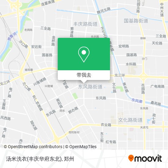 汤米洗衣(丰庆华府东北)地图