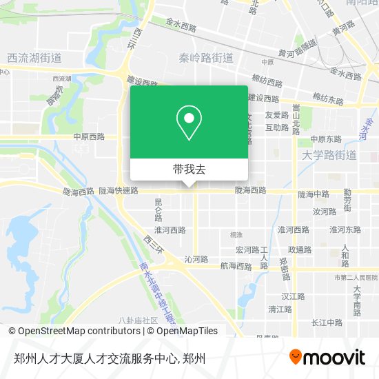 郑州人才大厦人才交流服务中心地图