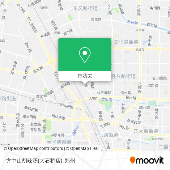 方中山胡辣汤(大石桥店)地图