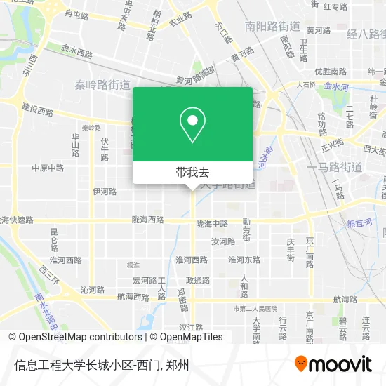 信息工程大学长城小区-西门地图