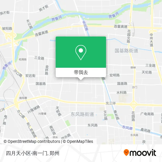 四月天小区-南一门地图