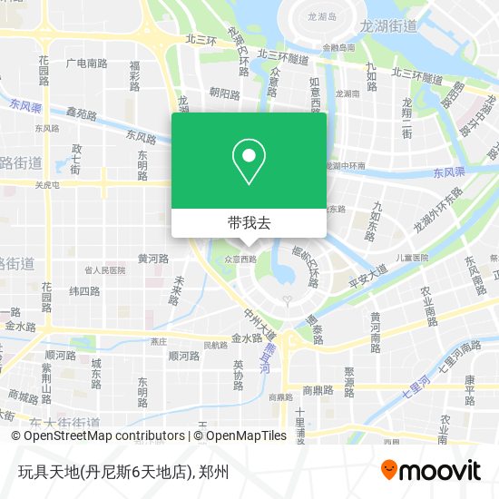 玩具天地(丹尼斯6天地店)地图