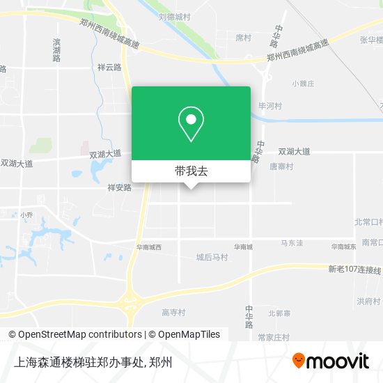 上海森通楼梯驻郑办事处地图