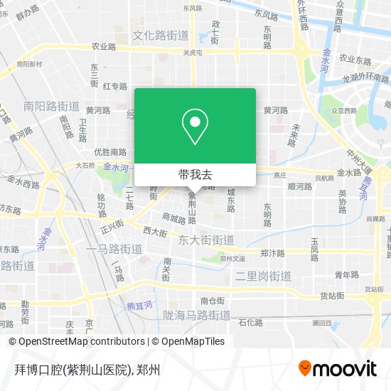 拜博口腔(紫荆山医院)地图