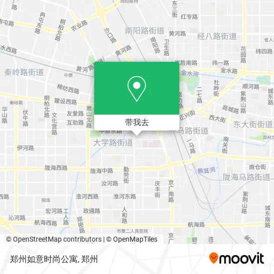 郑州如意时尚公寓地图