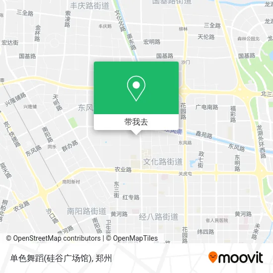 单色舞蹈(硅谷广场馆)地图