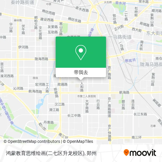 鸿蒙教育思维绘画(二七区升龙校区)地图