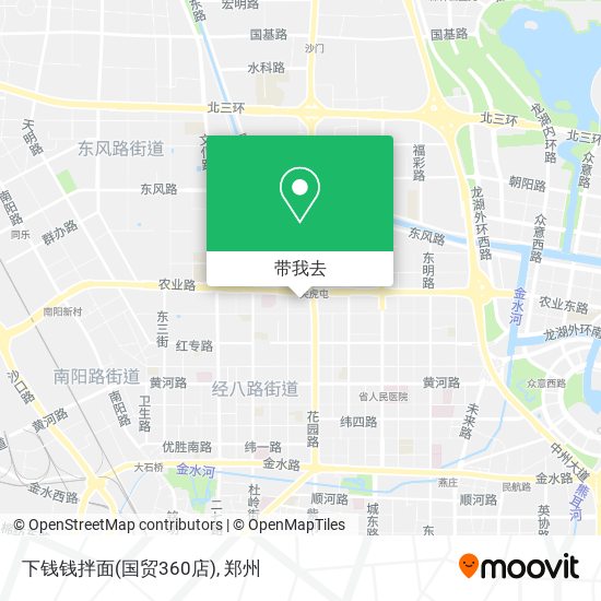 下钱钱拌面(国贸360店)地图