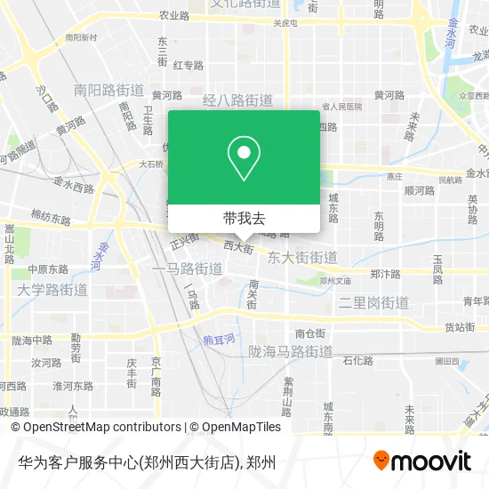 华为客户服务中心(郑州西大街店)地图