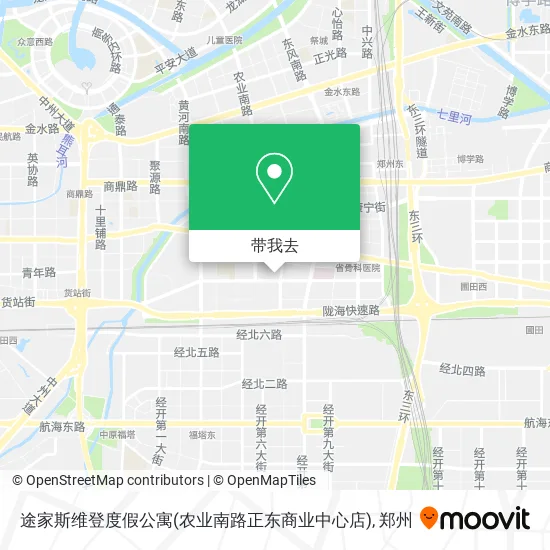 途家斯维登度假公寓(农业南路正东商业中心店)地图