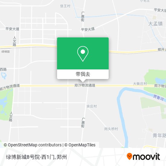 绿博新城8号院-西1门地图