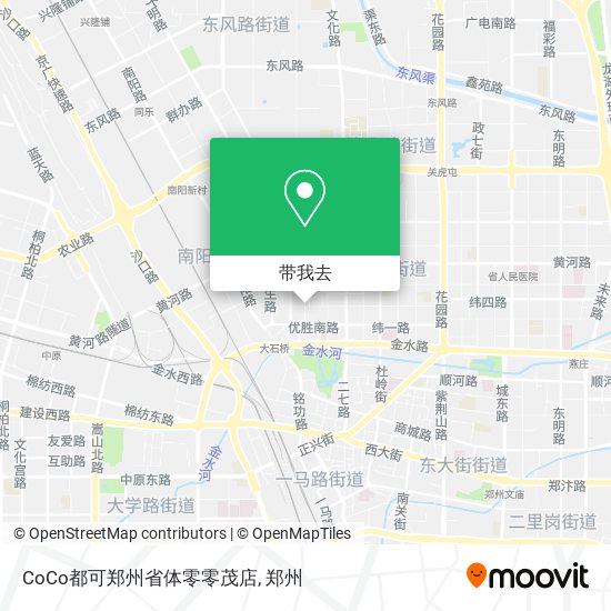 CoCo都可郑州省体零零茂店地图