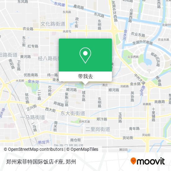 郑州索菲特国际饭店-F座地图