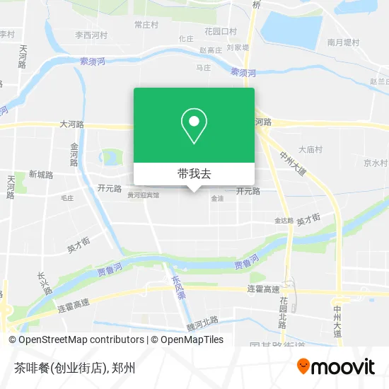 茶啡餐(创业街店)地图