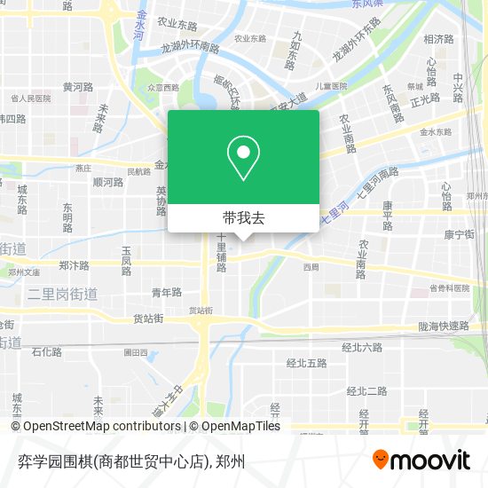 弈学园围棋(商都世贸中心店)地图