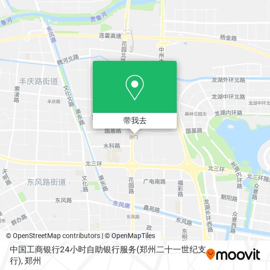 中国工商银行24小时自助银行服务(郑州二十一世纪支行)地图