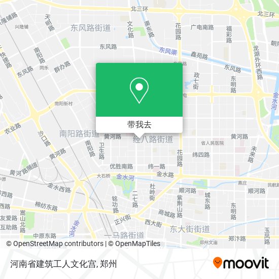 河南省建筑工人文化宫地图