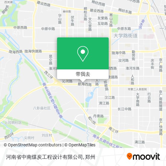 河南省中南煤炭工程设计有限公司地图