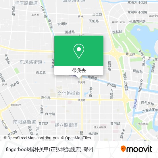 fingerbook指朴美甲(正弘城旗舰店)地图