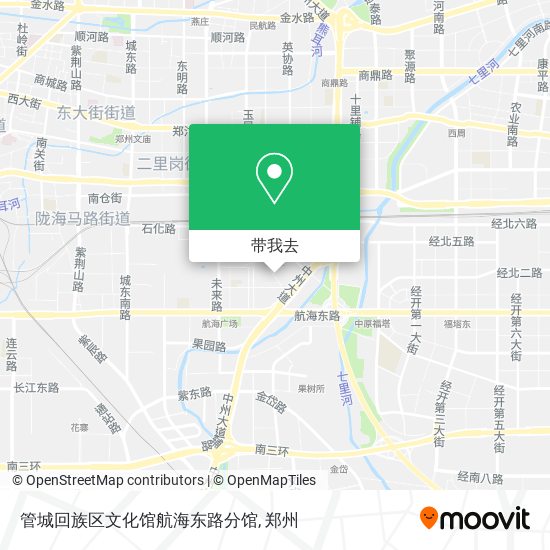 管城回族区文化馆航海东路分馆地图